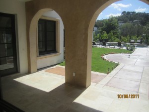 Exterior Window Screens in Living Room