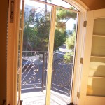Arched Screens For Double Set French Doors in Sherman Oaks