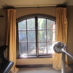 Arched Screens For Double Set French Windows in Brentwood