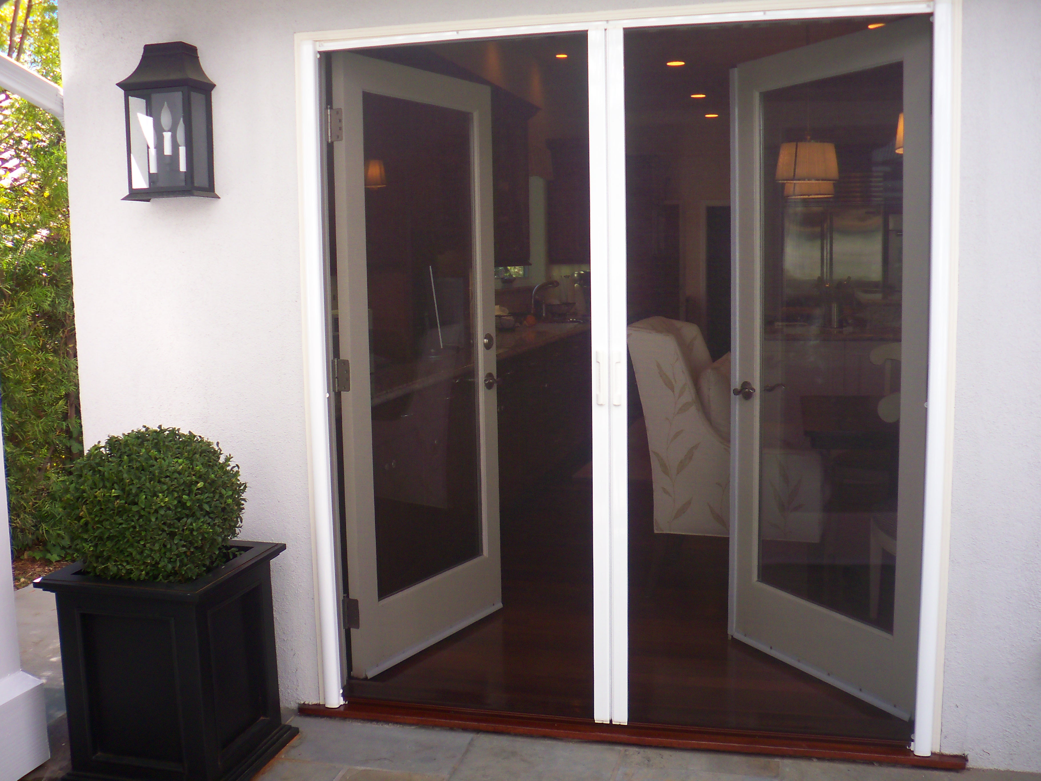 Retractable Screens On French Doors In Sherman Oaks Retractable